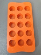 Nowa silikonowa forma do kostek lodu pomarańczowa kod928