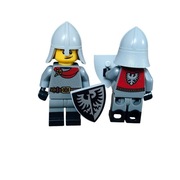 LEGO Castle Rycerz Black Falcon – Figurka z tarczą (Nowa)