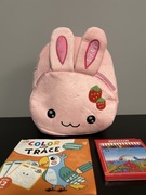 Plecaczek dla przedszkolaka 18|23cm. Do tego kolorowanka i 12 kredek.