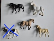 Zestaw 4 koni/klaczy schleich