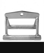 Uchwyt do wyciągu podwójny trójkątny stalowy ryflowany do Atlasu siłownia