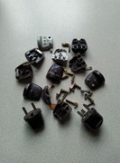 Wtyczki PRL - komplet 