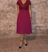 Numoco sukienka koktajlowa glamour midi rozmiar M