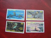 Dżibutti 1985 MNH Mi. 429/32 Fauna Ptaki J. Audubon