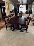 Stół rozkładany 12 osób z krzesłami 