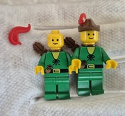 LEGO classic CASTLE Zamek Figurka Robin Hood Ludzik 1990 retro Forestman