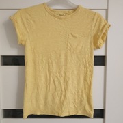 Next fajna żółta bluzka t-shirt na lato 140