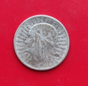 2 ZŁOTE GŁOWA KOBIETY 1933 rok - srebro AG oryginał N5