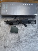 Replika asg po modyfikacjach Specna Arms SA-249 PARA Core - czarny