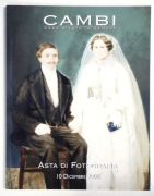 CAMBI CASA D'ASTE IN GENOVA  - ASTA DI FOTOGRAFIA - 2008