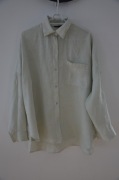Koszula 100% len Massimo Dutti r. S oversize (44/46) green
