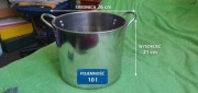 Garnek stalowy 10 L