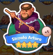 Strzała Artura naklejka Coin Master