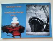 Pocztówka bożonarodzeniowa statek MS Batory