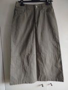 Zielona khaki spódnica maxi z kieszeniami Jackpot 36 S