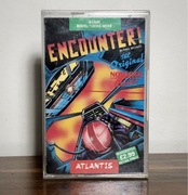 Gra Encounter! kaseta magnetofonowa Atari XL XE 8-bit retro FPS arcade FPP