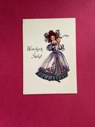 DANUTA IMIELSKA-GEBETHNER - POCZTÓWKA - „WIELKANOC” - 1969 rok