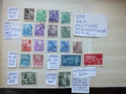 zestaw 19szt. znaczki Mi 362 Mi 481 Niemcy 1953 /1955r. DDR kasowane NRD