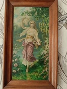 Obraz,, Panna,,. Reprodukcja 