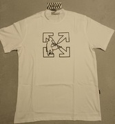 OFF-WHITE koszulka męska rozmiar XL biała 
