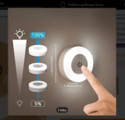 lampka nocna USB ciepłe swiatło