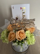 Floverbox z kwiatów mydlanych