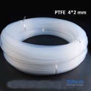 Rurka PTFE 4x2 mm na metry do drukarki 3D Bowden teflon filament 1m