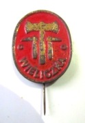 Przypinka Wieliczka Herb Kraków metal Wpinka