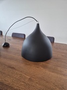 Lampa wisząca czarna łezka loft design