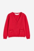 Bawełniany kardigan CZERWONY 110 / 116 cm ŚWIĘTA