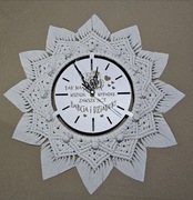 Zegar ścienny- prezent na Dzień Babci i Dziadka