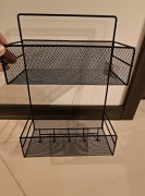 Półka łazienkowa wisząca pod prysznic loft haczyki