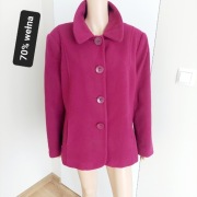 Płaszcz vintage 70% wełna XXXL