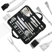 ZESTAW AKCESORIÓW DO GRILLA ZE STALI NIERDZEWNEJ 21w1 