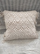 Poduszka makrama 40x40