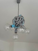 Lampa sufitowa, pokój dziecięcy, kinkiety, wieszaki. komplet