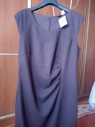 Sukienka brązowa 46