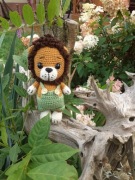 Lew na szydełku 