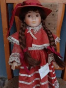 Kolekcjonerska Lalka porcelanowa 42 cm.w super stanie