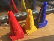 Pachołki treningowe 23cm, 26 szt