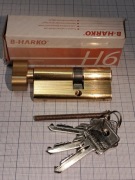 Wkładka patentowa z gałką 40g/30 mosiądz B-HARKO