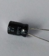 Kondensator LEAGUER 47uF 16V 105°C Elektrolit