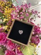 Charms srebrny zawieszka na bransoletkę serduszko srebro s925