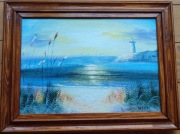 Latarnia morska, Wolski, olej, płótno.