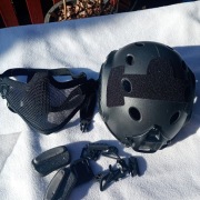 ASG Zestaw Hełm Maska Okulary Czapka