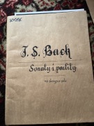 J. S. Bach sonaty i partity. Na skrzypce solo