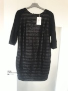 Czarna tunika QUIOSQUE roz44 wesele komunia okazja