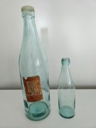 VINTAGE kolekcjonerskie butelki z octu PRL 2 szt