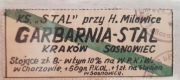 Stal Sosnowiec - Garbarnia Kraków lata 50