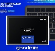 Dysk SSD GOODRAM 480GB CL100 Gen. 3 SATA III 2,5